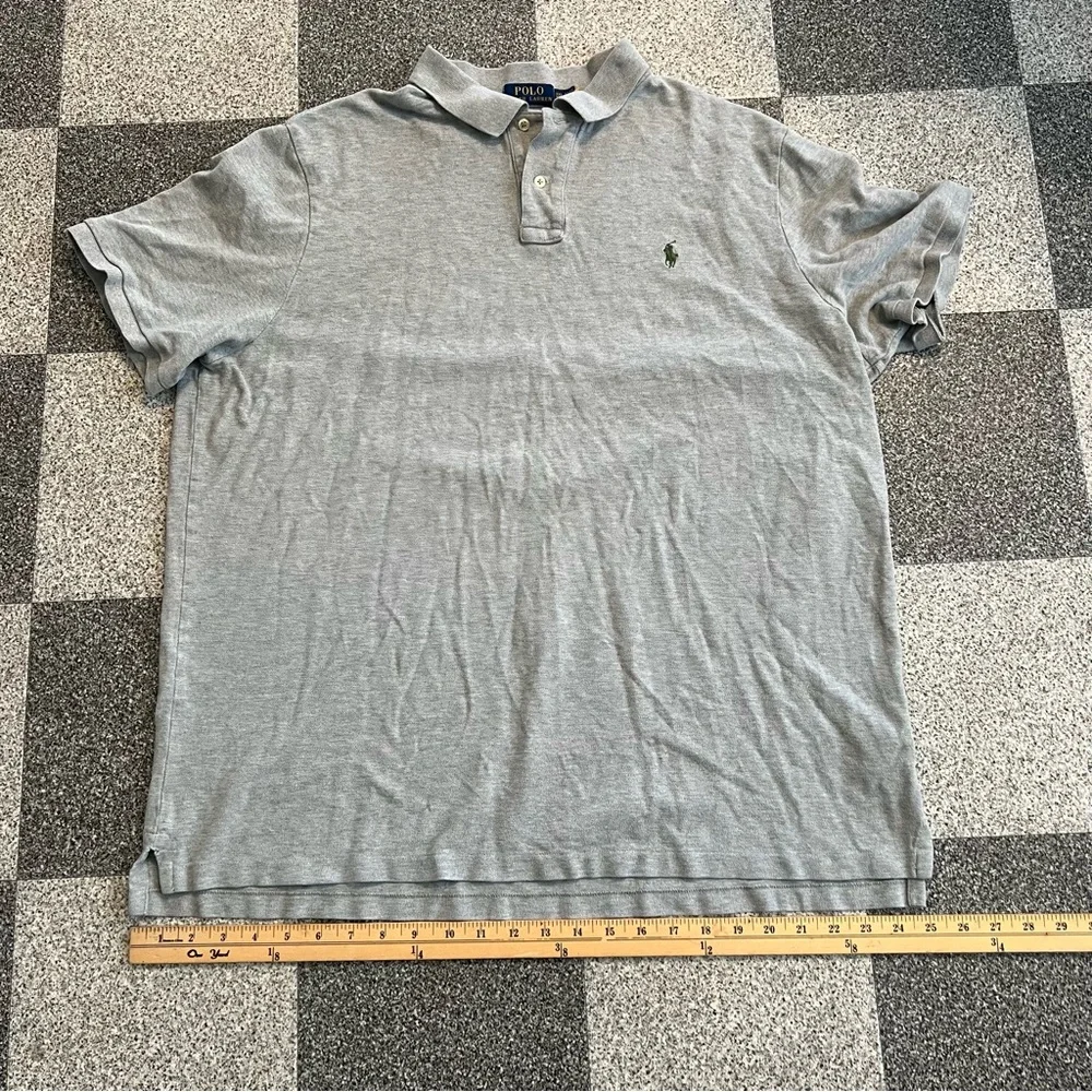 Polo by Ralph Lauren Light Gray Polo Shirt- XXL
